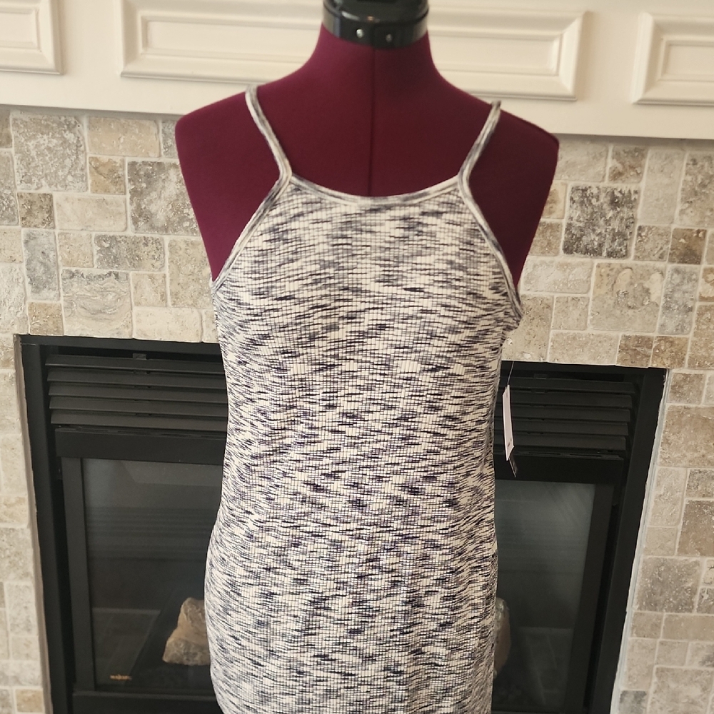 O'Neill Gray Fitted Sleeveless Camisole Dress